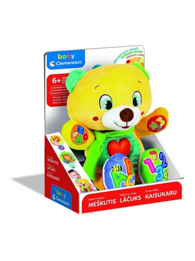 Interaktyvus žaislas CLEMENTONI BABY BEAR 50346, EE, LV, LT 1