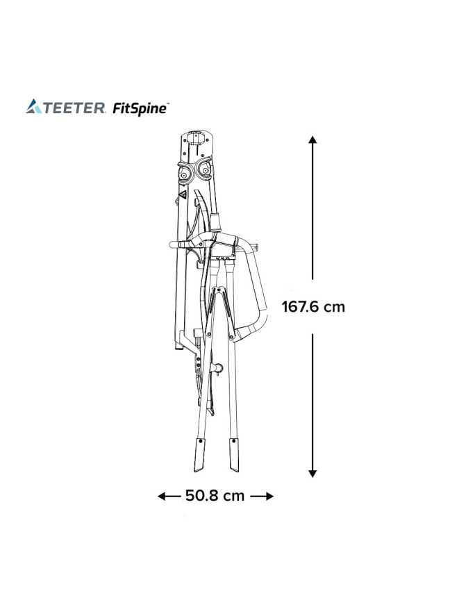 Inversinis Stalas TEETER FitSpine X3 8