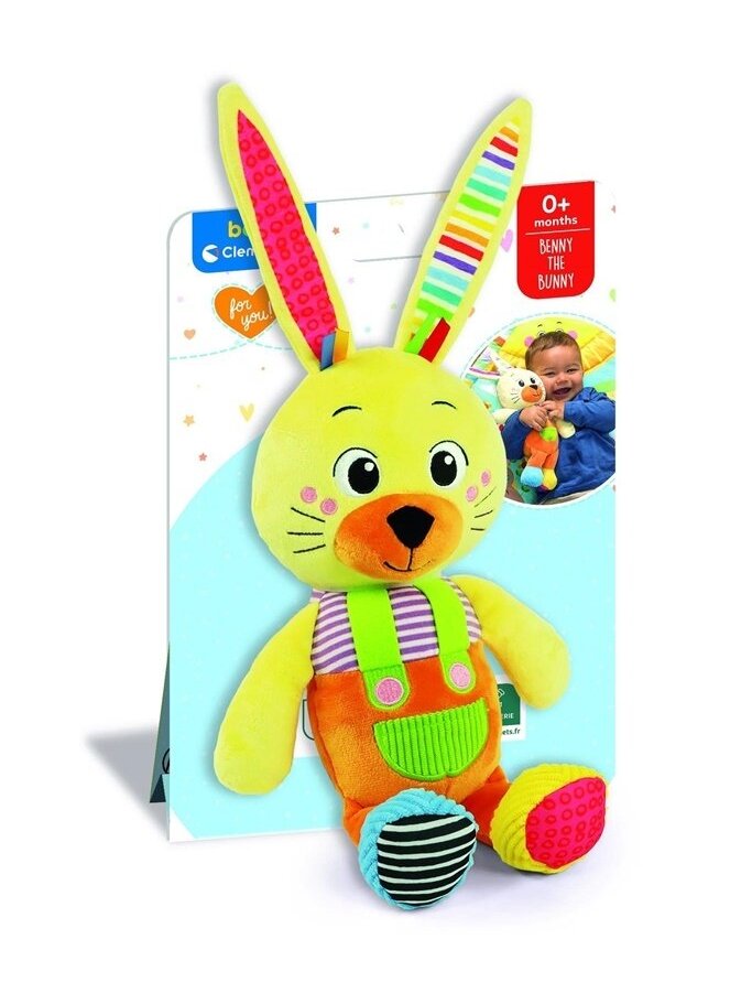 Interaktyvus žaislas Clementoni PLUSH BUNNY 17907 1 Interaktyvus žaislas Clementoni PLUSH BUNNY 17907 1