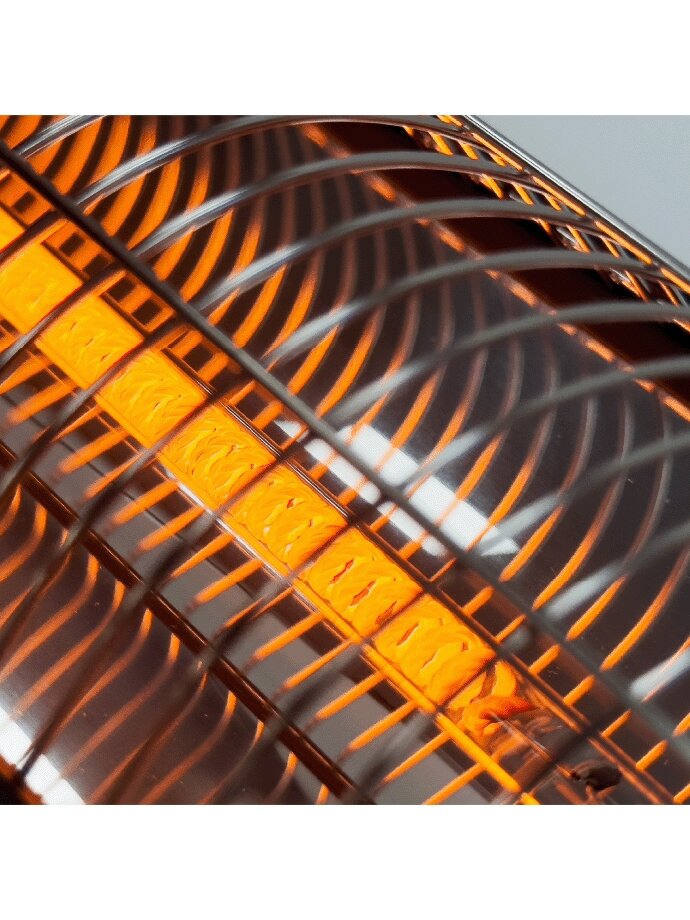 Infraraudonųjų spindulių šildytuvas Heatum CORE H2000R Silver 10