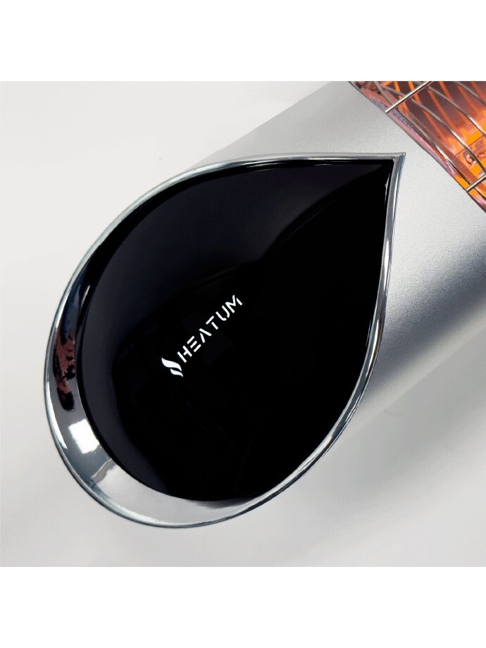 Infraraudonųjų spindulių šildytuvas Heatum CORE H2000R Silver 4