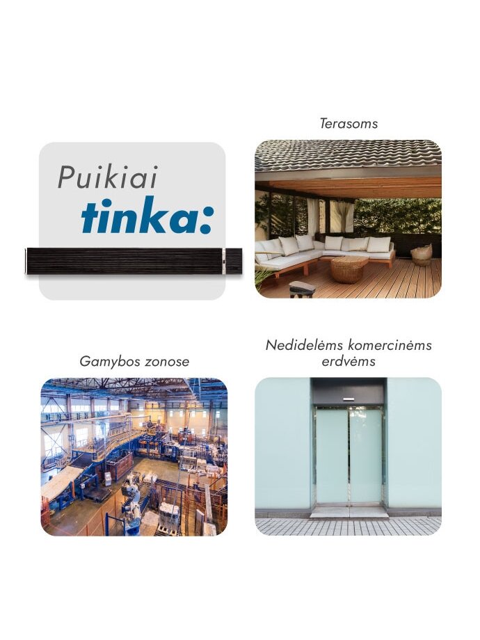 Infraraudonųjų spindulių šildytuvas Heatum H2600R EVOLUTION 3 Infraraudonųjų spindulių šildytuvas Heatum H2600R EVOLUTION 3