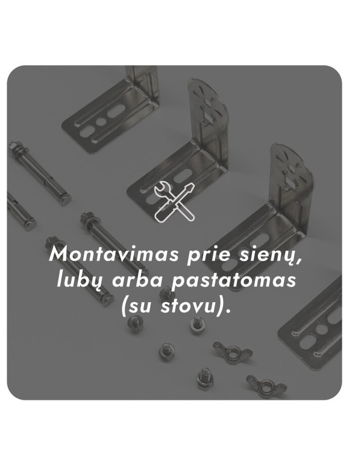 Infraraudonųjų spindulių šildytuvas Heatum URBAN H2000R Black 7 Infraraudonųjų spindulių šildytuvas Heatum URBAN H2000R Black 7