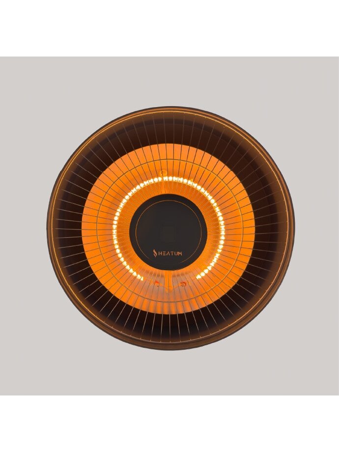 Infraraudonųjų spindulių šildytuvas Heatum VERSE H2000R Black 2 Infraraudonųjų spindulių šildytuvas Heatum VERSE H2000R Black 2