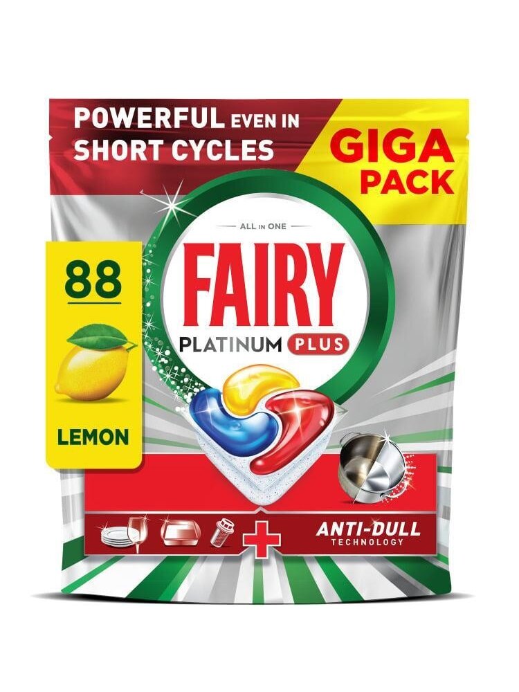 Indaplovių kapsulės Fairy Plat+ Allin1, 88 vnt. 1 Indaplovių kapsulės Fairy Plat+ Allin1, 88 vnt. 1