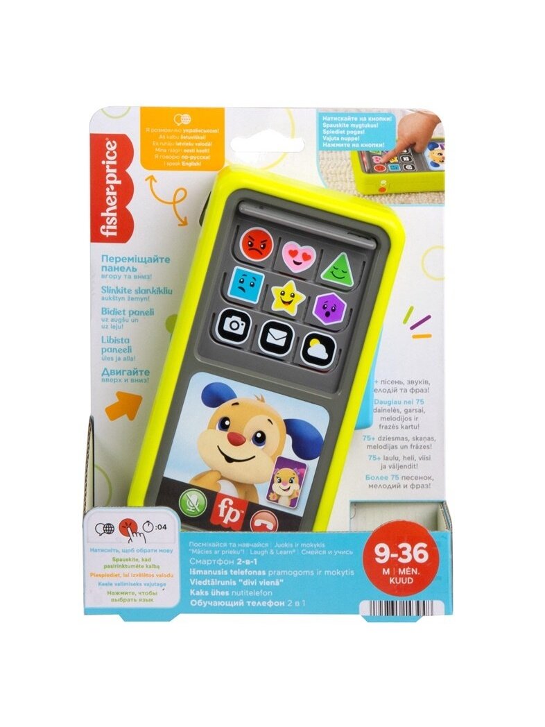 Interaktyvus žaislas Fisher Price SMART PHONE Interaktyvus žaislas Fisher Price SMART PHONE