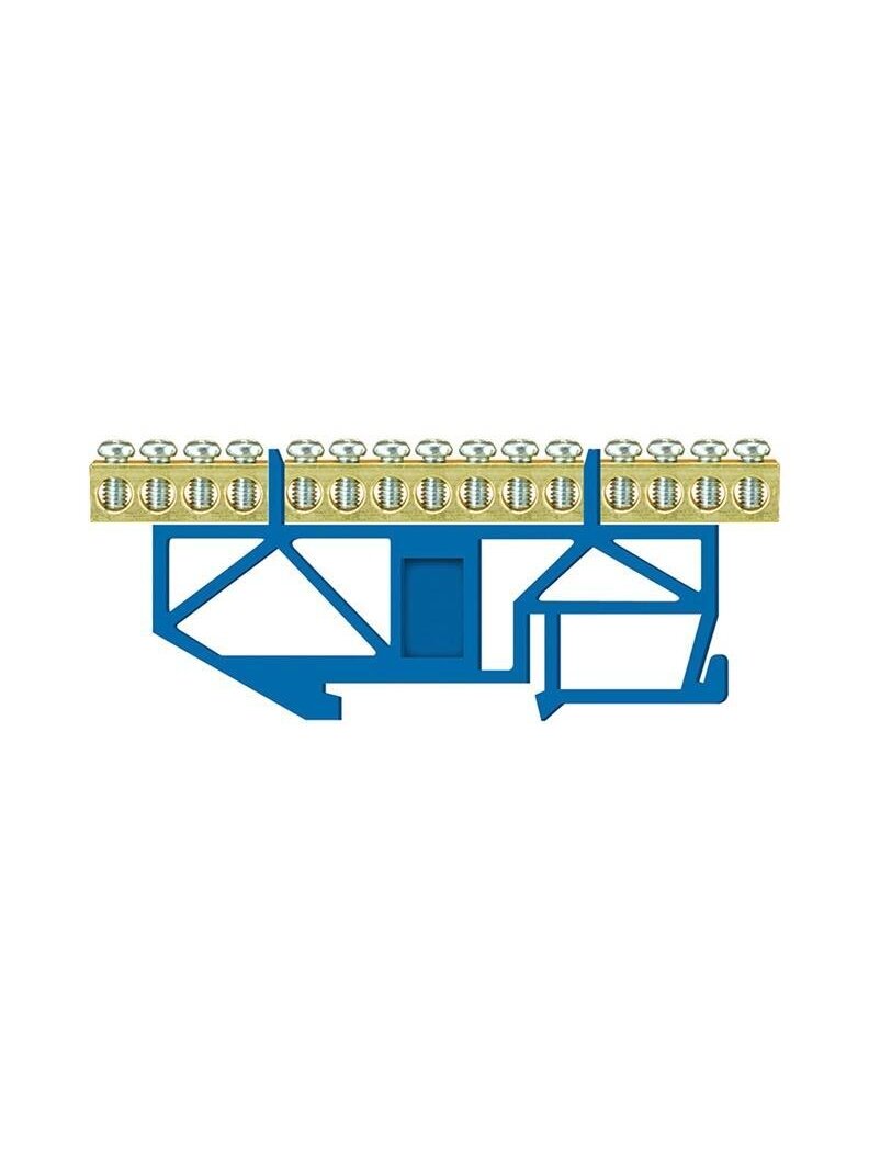 Įnulinimo kaladėlė Pawbol LZ 15/N, DIN, 15x16 mm², mėlyna