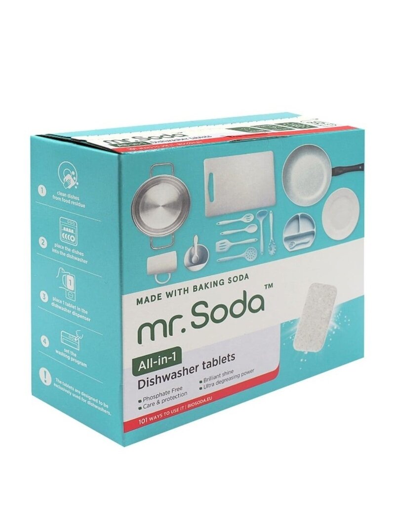 INDAPLOVĖS TABLETĖS MR. SODA 30VNT 1 INDAPLOVĖS TABLETĖS MR. SODA 30VNT 1