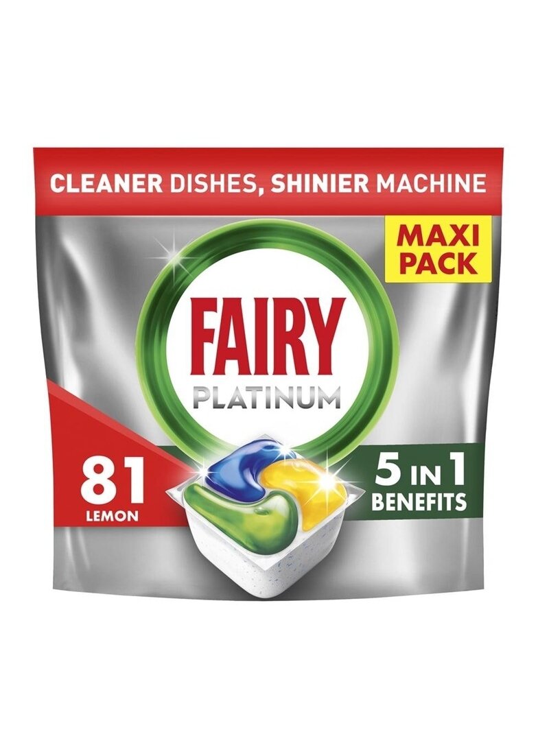 Indaplovių tabletės Fairy Platinum, 81 vnt. Indaplovių tabletės Fairy Platinum, 81 vnt.