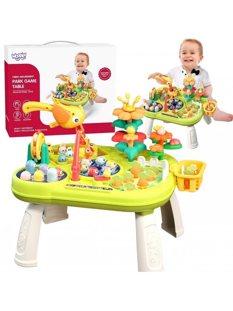 Interaktyvus Mokomasis Stalas WOOPIE BABY 8in1 Montessori