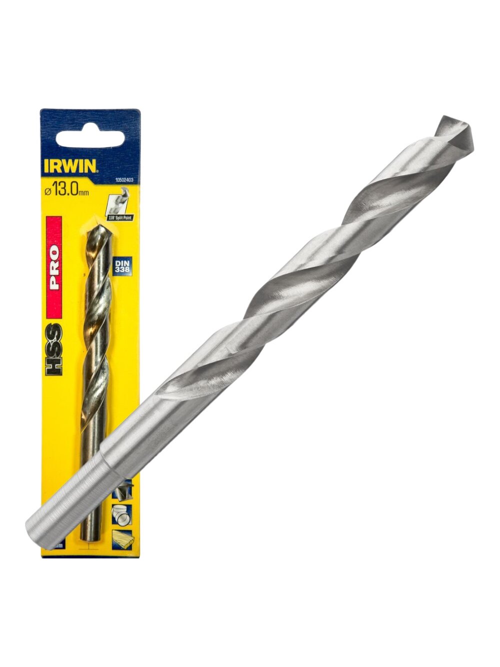 IRWIN Grąžtas metalui HSS PRO 13,0 mm IRWIN Grąžtas metalui HSS PRO 13,0 mm