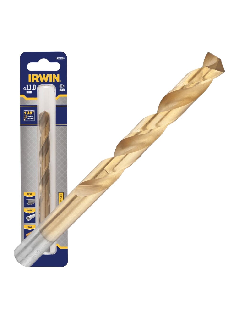 IRWIN Grąžtas metalui HSS TITANIUM 11,0 mm