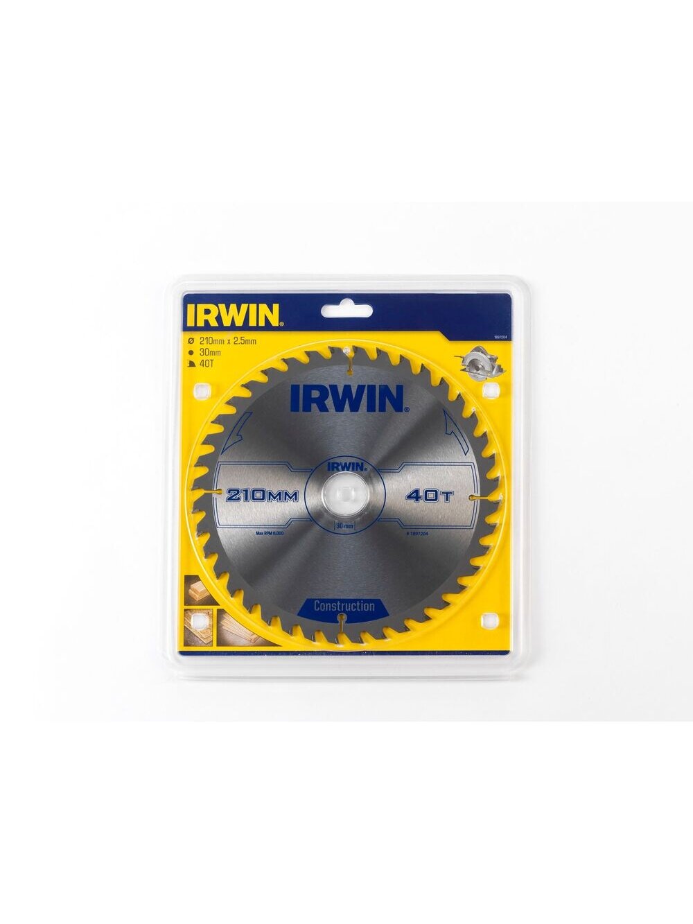 IRWIN Pjov. diskas 210x30(20,16)x40T 2,5 mm ATB 1 IRWIN Pjov. diskas 210x30(20,16)x40T 2,5 mm ATB 1