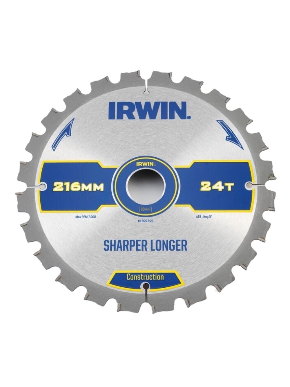 IRWIN Statyb. pj. d. 216x30x24T 2 mm ATB/N IRWIN Statyb. pj. d. 216x30x24T 2 mm ATB/N