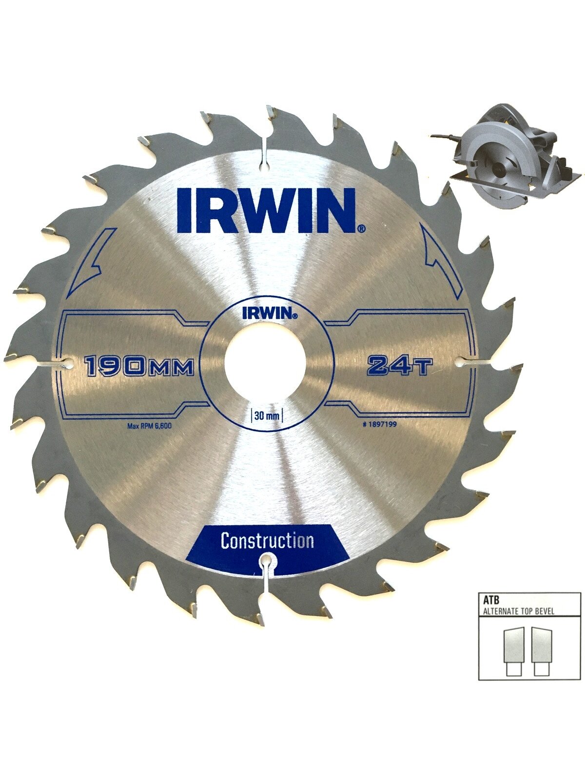 IRWIN Pj. d. WOOD 184x16x24T 2,5 mm ATB