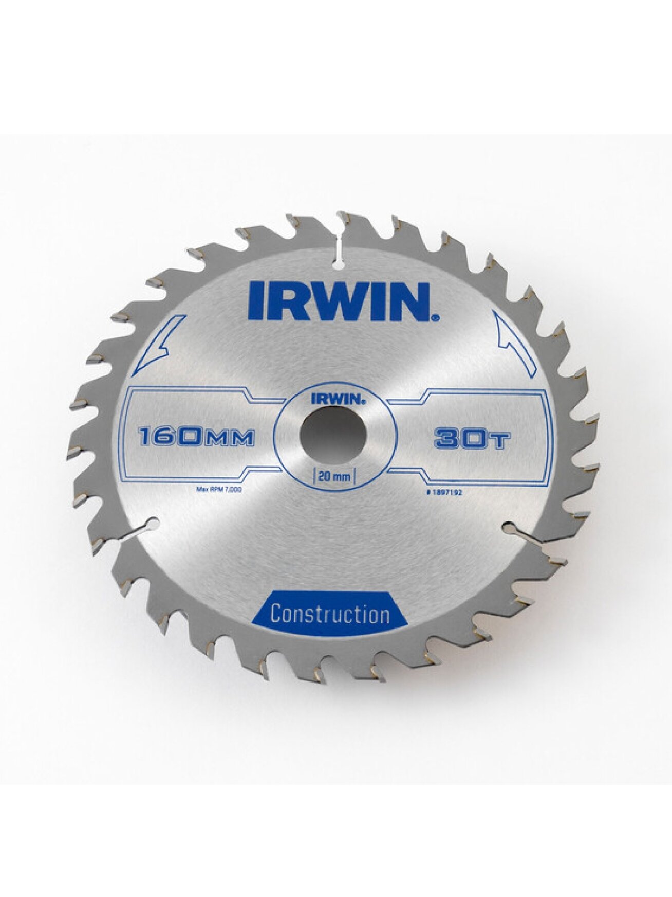 IRWIN Pjov. diskas 160x20(16)x30T 2,5 mm ATB IRWIN Pjov. diskas 160x20(16)x30T 2,5 mm ATB
