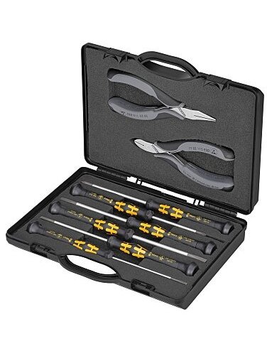 Įrankių komplektas (8vnt) (00 20 18 ESD, KNIPEX)