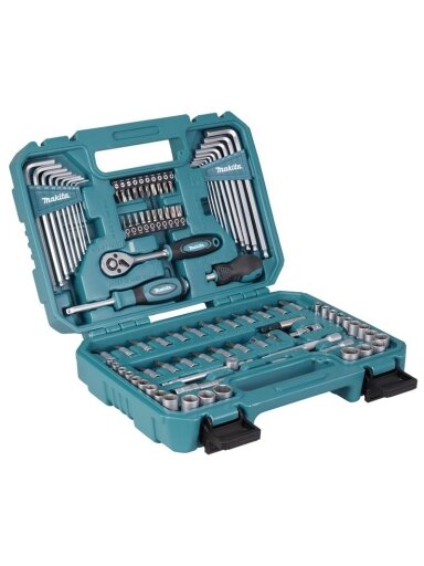 Įrankių komplektas Makita E-15752, 91 vnt.