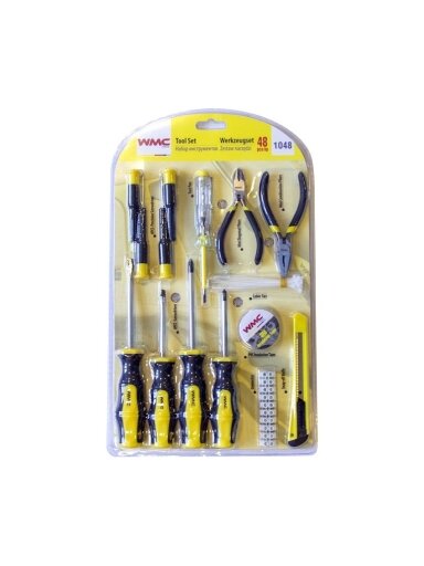 Įrankių rinkinys WMC TOOLS  1048 48 vnt.