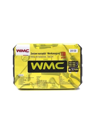 Įrankių rinkinys WMC TOOLS  20130 130 vnt.