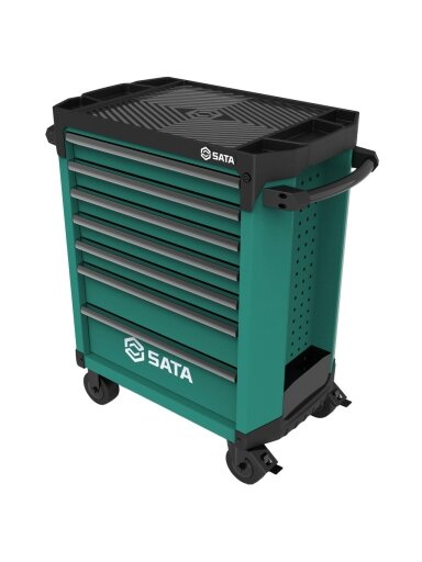 ⬡ Įrankių spintelė su ratukais 7 stalčių PRO (ST95113G, SATA) ⬡ Įrankių spintelė su ratukais 7 stalčių PRO (ST95113G, SATA)