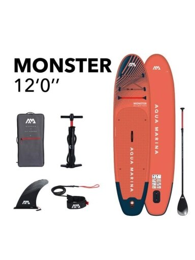 Irklentė Aqua Marina MONSTER 366x84x15 cm BT-23MOP
