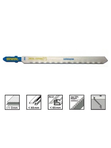 IRWIN Ilgesnis pjūklelis metalui 132 mm „IRWIN" T318A