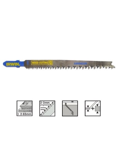 IRWIN Pjūklelis medienai 115 mm „IRWIN" T234X