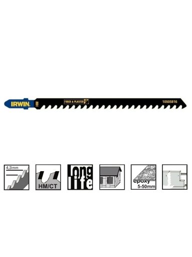 IRWIN Pjūklelis su kietm. „IRWIN" 132 mm