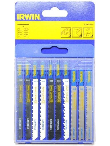 IRWIN Pjūklelių rinkinys „IRWIN" 10 vnt.
