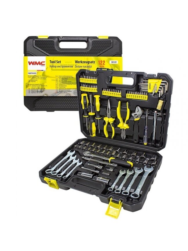 Įrankių rinkinys WMC TOOLS 30122 122 vnt. Įrankių rinkinys WMC TOOLS 30122 122 vnt.