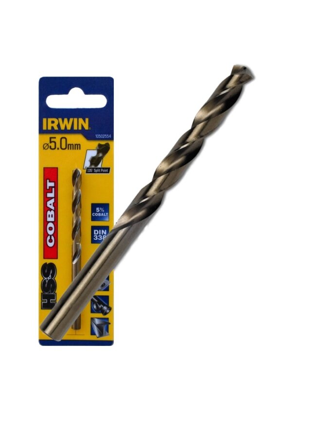 IRWIN Grąžtas metalui HSS COBALT 7,5 mm blist. IRWIN Grąžtas metalui HSS COBALT 7,5 mm blist.