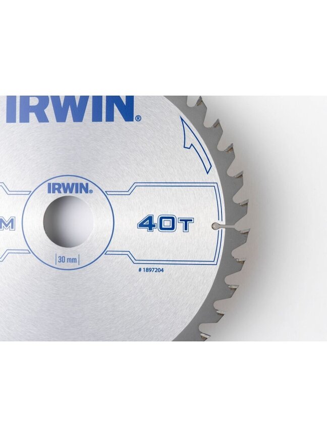 IRWIN Pjov. diskas 210x30(20,16)x40T 2,5 mm ATB 2 IRWIN Pjov. diskas 210x30(20,16)x40T 2,5 mm ATB 2