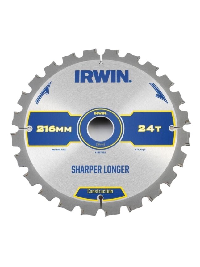 IRWIN Statyb. pj. d. 216x30x24T 2 mm ATB/N IRWIN Statyb. pj. d. 216x30x24T 2 mm ATB/N