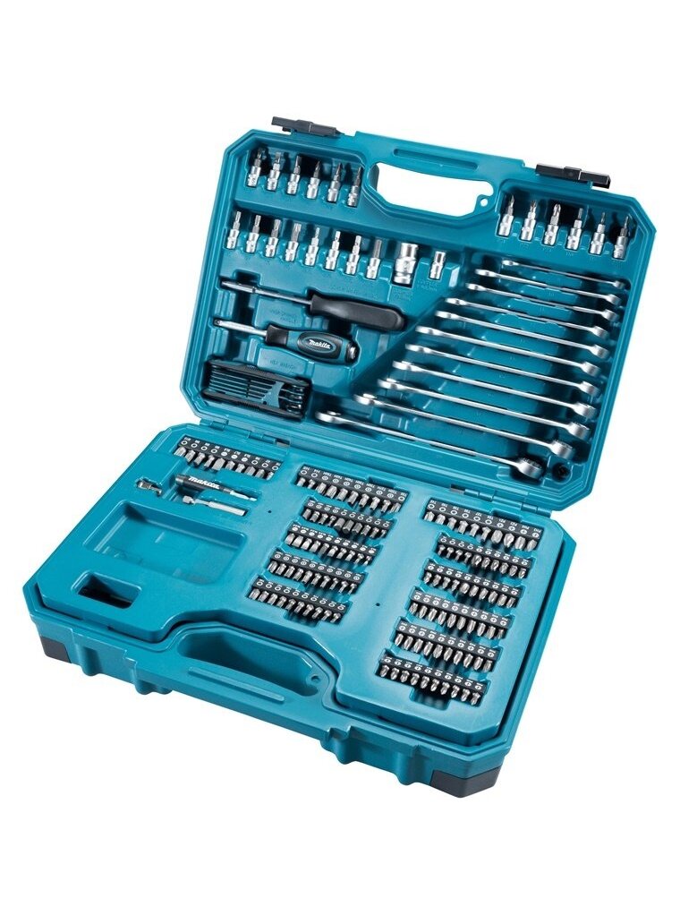 Įrankių rinkinys Makita E-10883, 221vnt. 1 Įrankių rinkinys Makita E-10883, 221vnt. 1