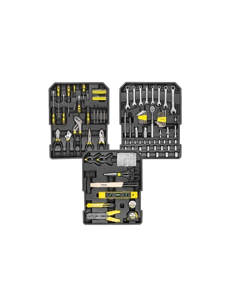 Įrankių komplektas su lagaminu WMC TOOLS 186 vnt Įrankių komplektas su lagaminu WMC TOOLS 186 vnt