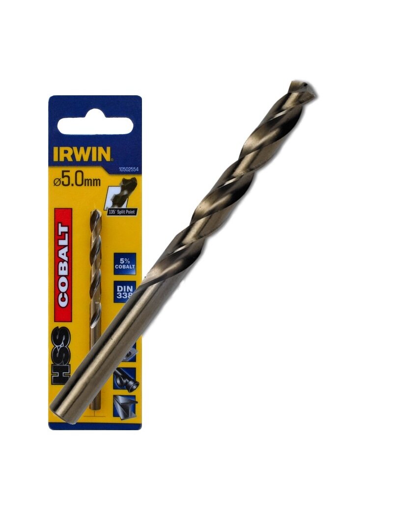 IRWIN Grąžtas metalui HSS COBALT 8,5 mm blist.