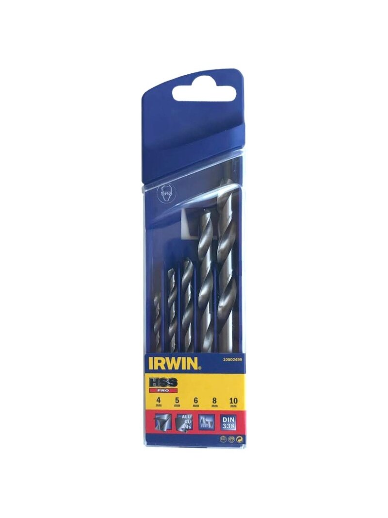IRWIN Metalo grąžtų rinkinys 4 - 10 mm, 5 vnt.