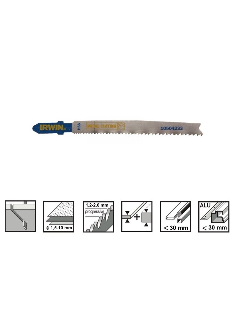 IRWIN Pjūklelis metalui 100 mm „IRWIN" T123X