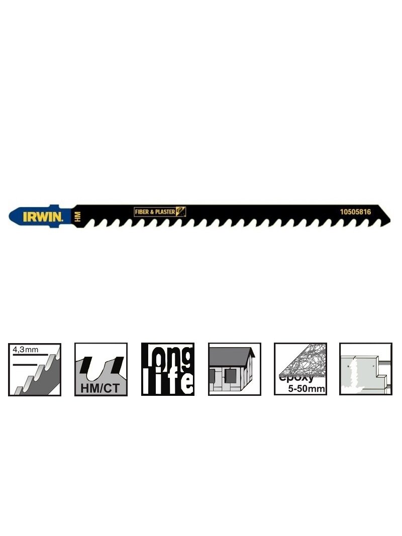 IRWIN Pjūklelis su kietm. „IRWIN" 100 mm IRWIN Pjūklelis su kietm. „IRWIN" 100 mm