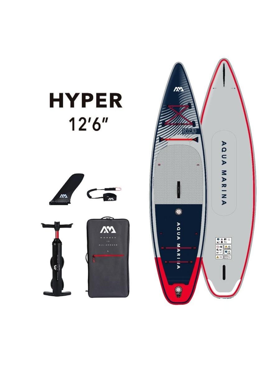 Irklėntė SUP Aqua Marina HYPER 381x81x15 cm BT-23HY02 Irklėntė SUP Aqua Marina HYPER 381x81x15 cm BT-23HY02