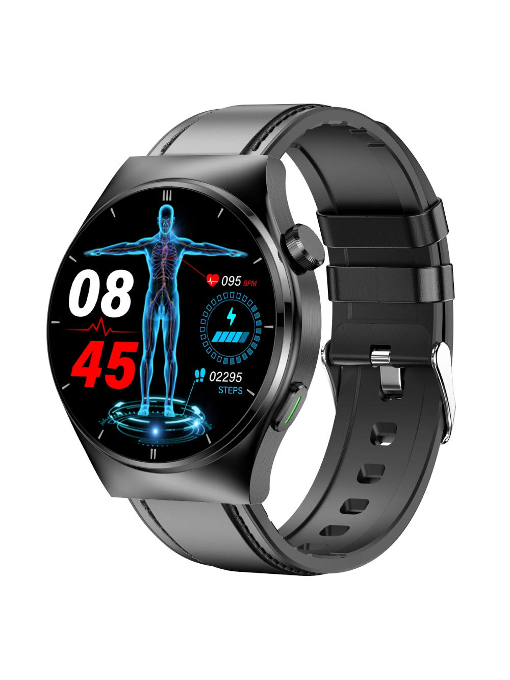 Išmanusis Laikrodis THOMS HealthGuru BLCK Išmanusis Laikrodis THOMS HealthGuru BLCK