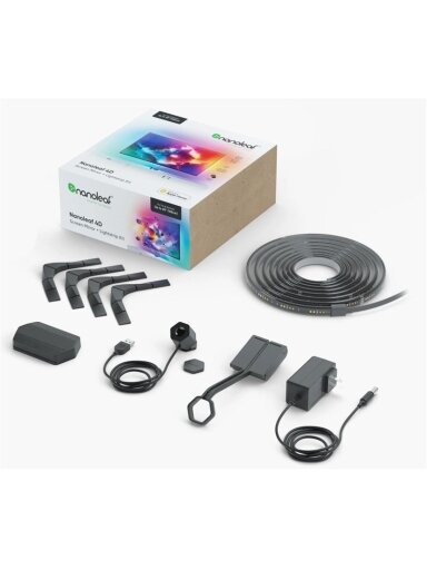 Išmanioji apšvietimo sistema Nanoleaf Kit + 4D iki 65"