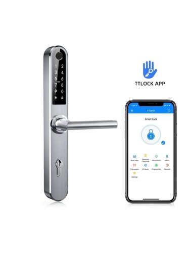 Išmanioji durų rankena iNOVO C72/C92 (Waterproof IP55) Bluetooth