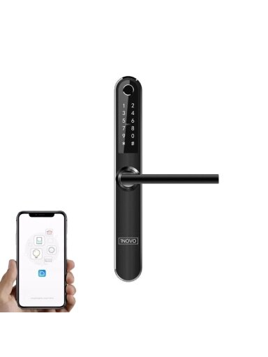 Išmanioji durų rankena iNOVO (Waterproof IP55) Bluetooth