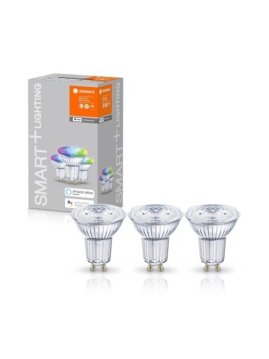 Išmanioji LED lempa SMART WIFI, GU10, 5W, 350lm,RGBX3VNT