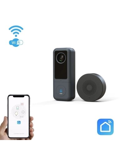 Išmanusis buto durų skambutis Wi-Fi SmartHome SLIM