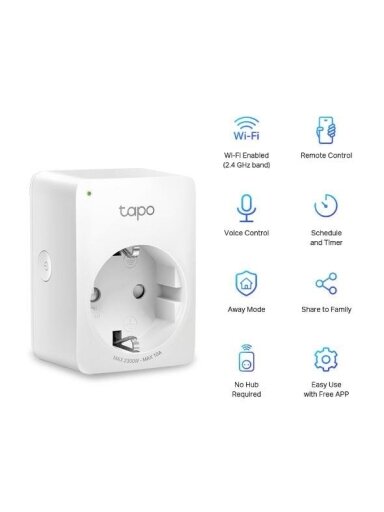 Išmanusis kištukinis lizdas Tapo P100 TP-LINK