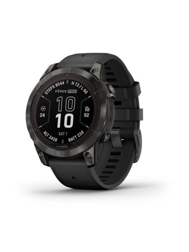 Išmanusis laikrodis Garmin Fenix 7 Pro Sapphire Solar, juoda