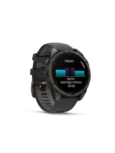 Išmanusis laikrodis Garmin Fenix 8 47MM AMOLED  juoda